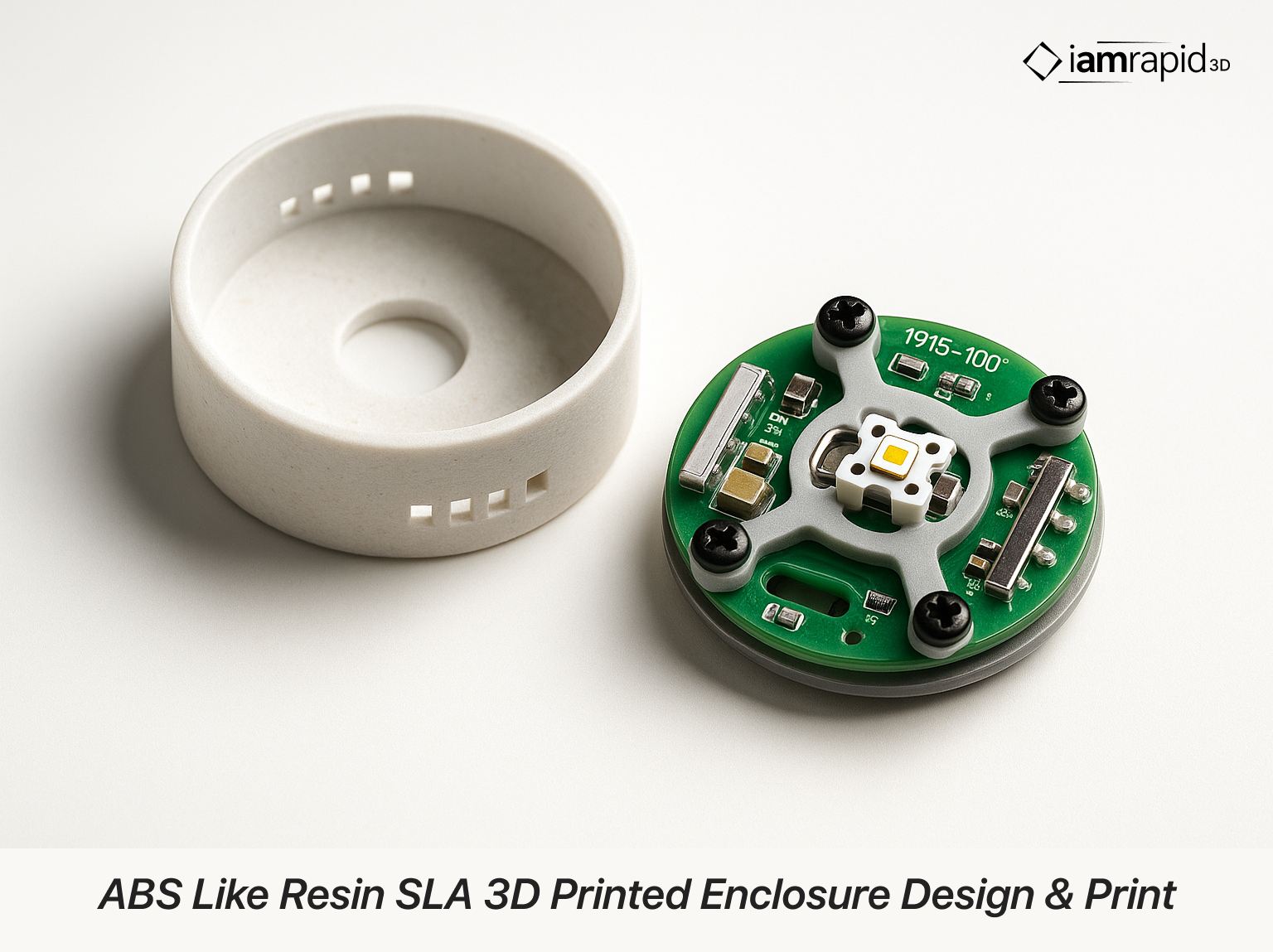 ABS-Like Resin SLA 3D printed custom enclosure design and manufacturing